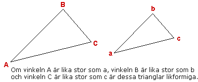 Likformiga trianglar